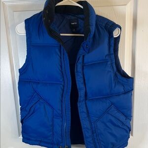 Blue Quilted Vest